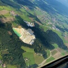 Flugwegposition um 11:47:55: Aufgenommen in der Nähe von Gemeinde Rainbach im Innkreis, Österreich in 1161 Meter